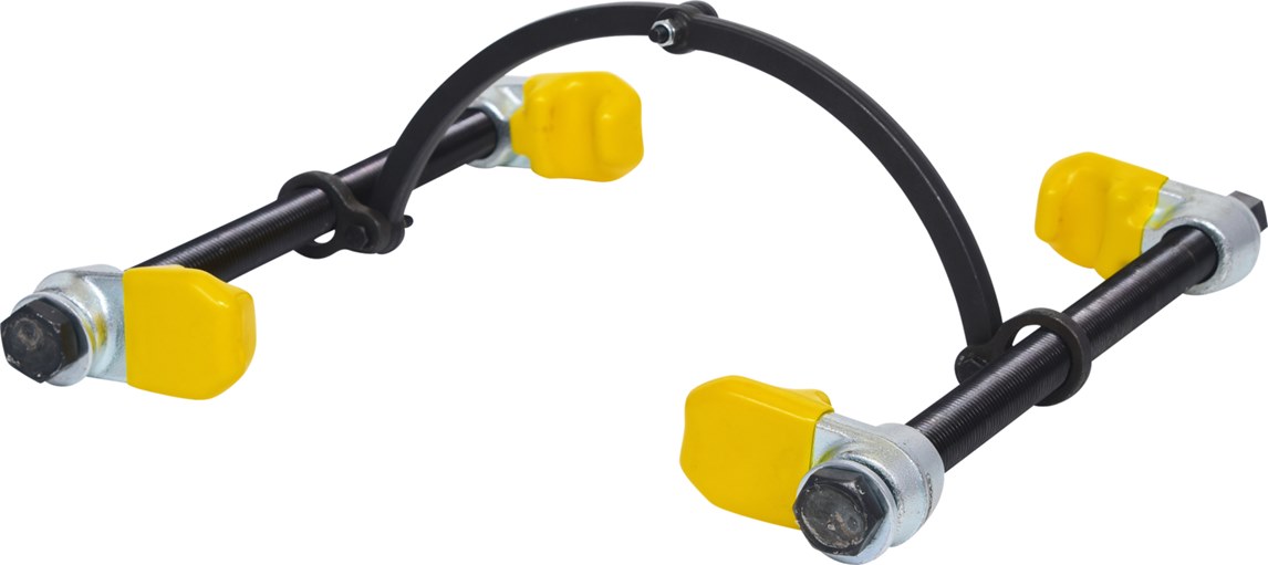 KS Tools 670.0031 Federspanner mit Sicherheitsbügel, kunststoffbeschichteten Hak