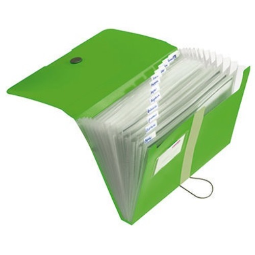 Herlitz Fächermappe easy orga to go 11209517 DIN A4 12Fächer PP apfel
