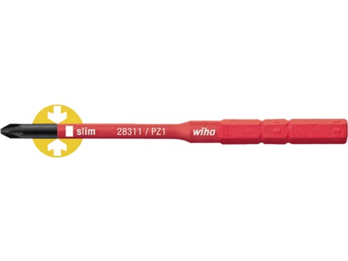WIHA 34586 Wechselklinge SlimBit electric PZD 2 x 75 mm VDE isoliert