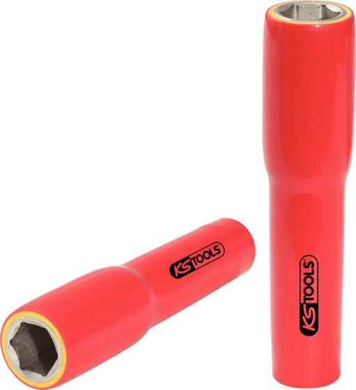 KS Tools 117.1379 1/2'' Stecknuss mit Schutzisolierung, XL, 32mm, 145mm