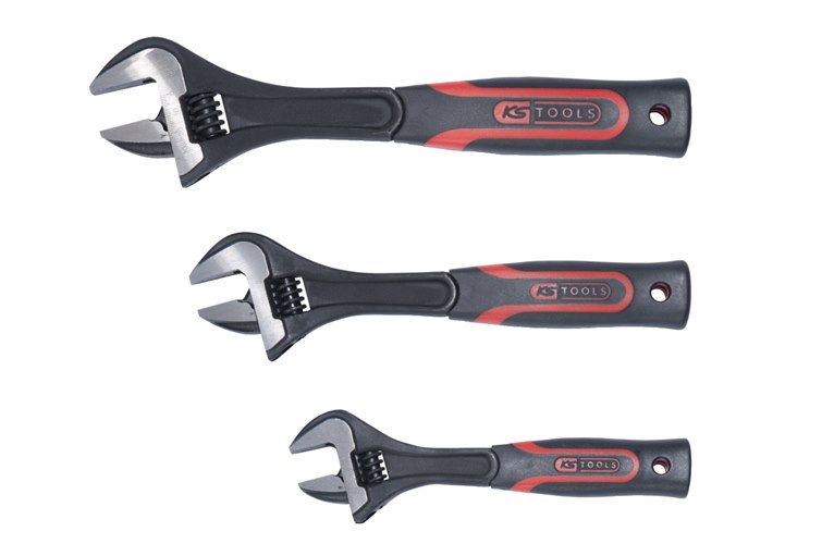 KS Tools 577.0199 CLASSIC Rollgabelschlüssel-Satz 2-Komponentengriff, 3-tlg.