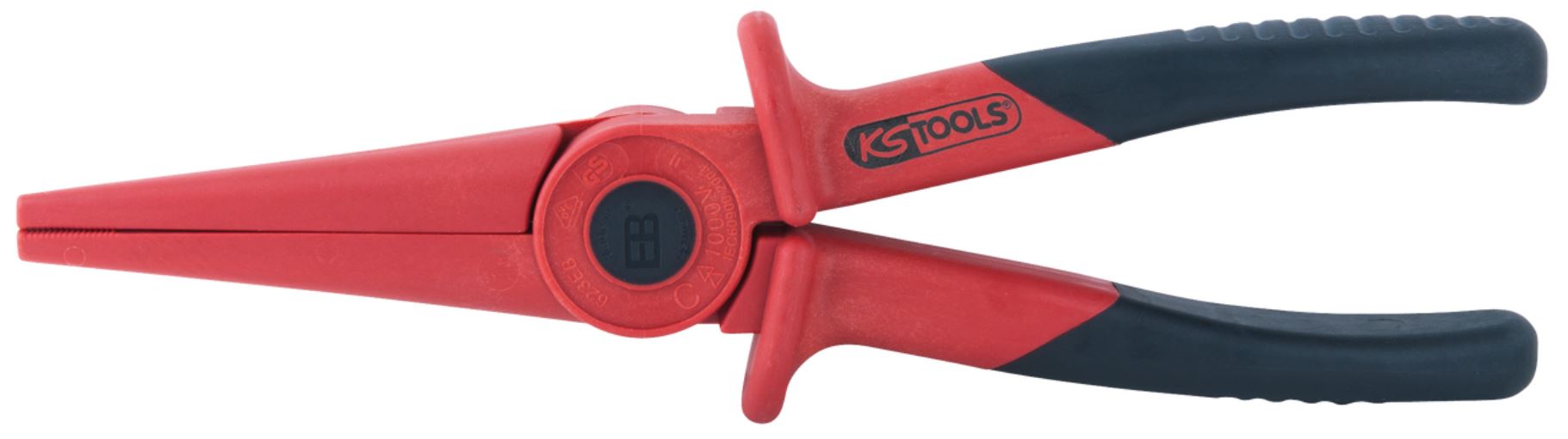 KS Tools 117.1766 Kunststoff-Kombizange mit Schutzisolierung, 225mm
