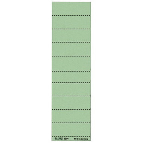 Leitz Beschriftungsschild 19010055 blanko 4zeilig grün 100 St./Pack.