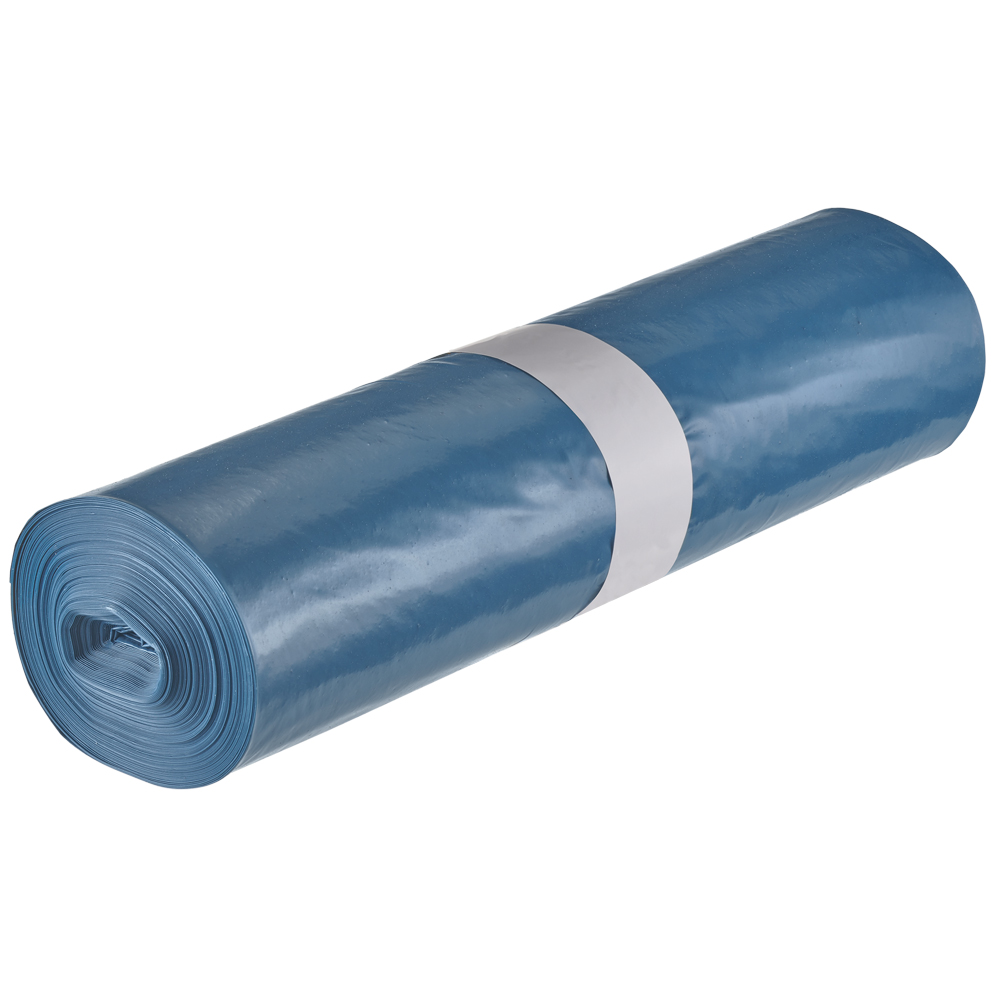 ABFALLSÄCKE, 120 L, 700 x 1100 mm, 25 St./Rl., Blau, Stärke: 100