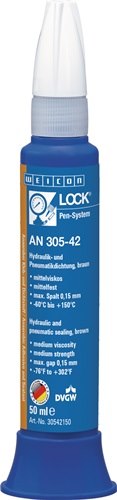 WEICON 30542150 Hydraulik-/Pneumatikdichtung WEICONLOCK AN 305-42 mittelfest mit