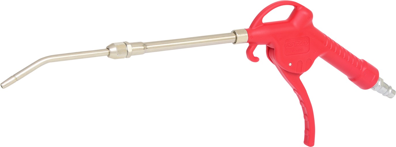 KS Tools 515.1907 Teleskop-Druckluft-Ausblaspistole, 90-190mm