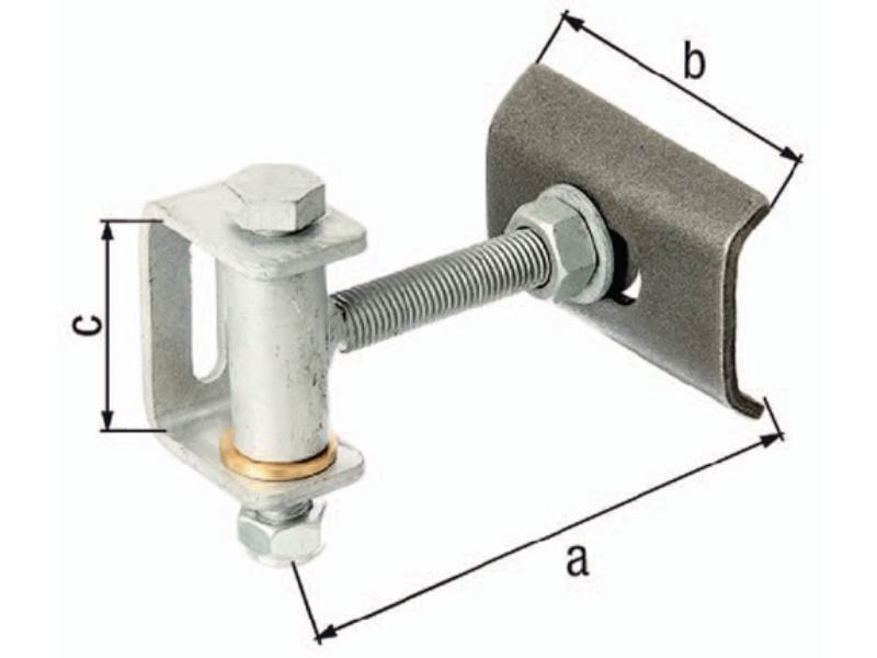 GAH 411343 Torband  132x100x70mm Stahl roh