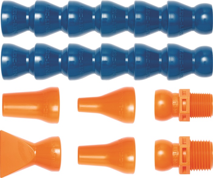 LOC-LINE L50815 Kühlmittelgelenkschlauch-Set  Größe 1/2 ''  8 teilig