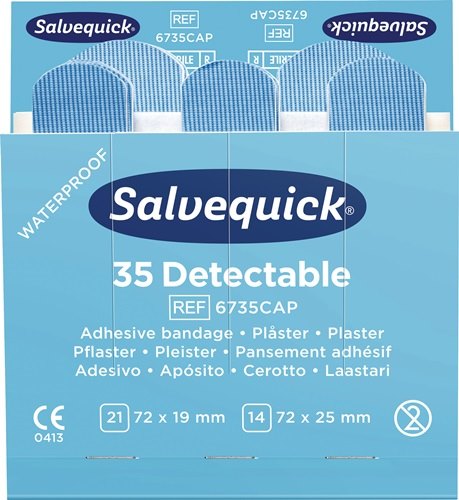 SALVEQUICK 51030127 Pflasterstrips Salvequick detectable