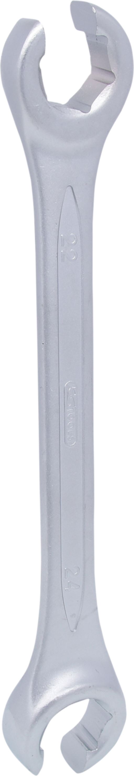 KS Tools 517.0267 CLASSIC Offener Doppel-Ringschlüssel, abgewinkelt, 22x24mm