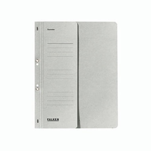 Falken Ösenhefter 80000508 DIN A4 kaufm. Heftung 250g Karton grau