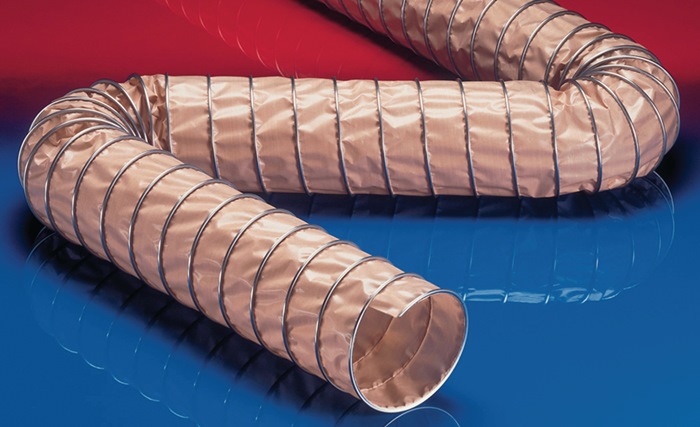 Norres 475-0090-0000-0000000600 CP PTFE-INOX 475 F Ø 90mm 6m Absaug- & Gebläseschlauch CP PTFE-INX 475 F Ø 90mm 6m