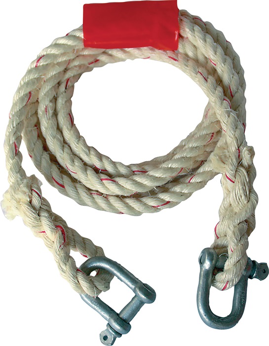 HP AUTOZUBEHÖR 10283 Auto-Abschleppseil  2500 kg Sisal Schäkel/Schäkel Länge 400