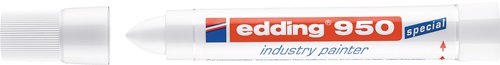 EDDING 4-950049 Pastenmarker 950 weiß Strichbreite 10 mm Rundspitze