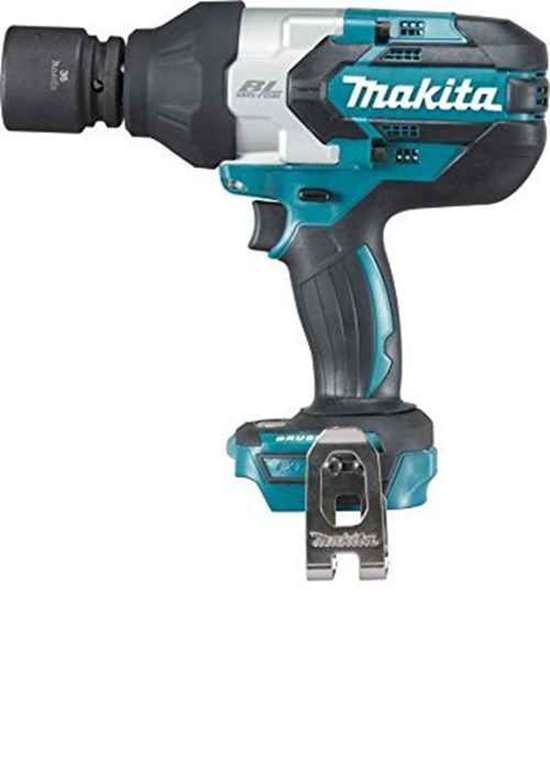 Makita DTW1001Z Akku-Schlagschrauber 18,0 V (ohne Akku + Ladegerät)
Akku: 18V, Li-Ionen  Leerlaufdrehzahl: 0-900/1000/0-1800rpm  Schraubendurchmesser: M12-M30  Leerlaufschlagzahl: 0-1800/2000/0-2200bpm  Drehmoment: 1050Nm  Werkzeugaufnahme: 3/4" Vier