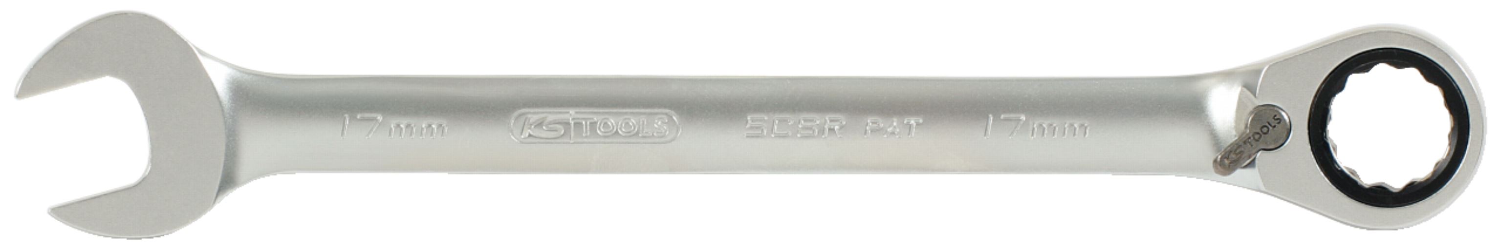 KS Tools 503.4918 GEARplus RINGSTOP-Ratschenringmaulschlüssel, 18mm