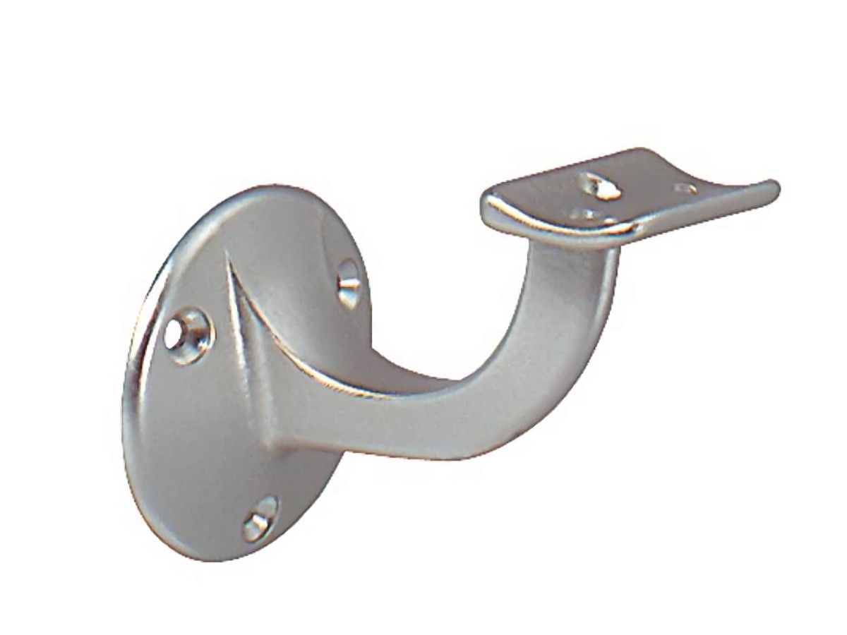 DENI 5232    0000 83 Handlaufträger  Edelstahl matt Durchmesser Wandplatte 53 mm