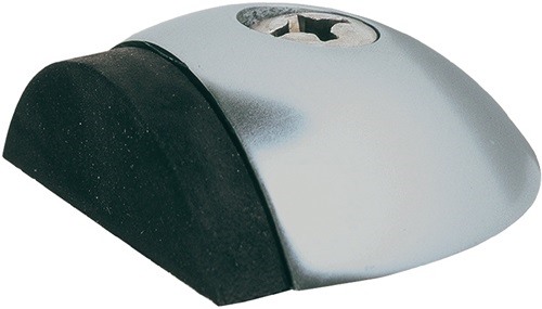 KWS 200131 Türpuffer 2001.31 Ø 57 mm Höhe 18 mm Aluminium silberfarbig eloxiert