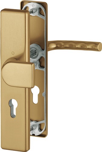 HOPPE 3841139 Schutzgarnitur Birmingham 78G/2221A/2440/1117 Aluminium F4 72 mm 3