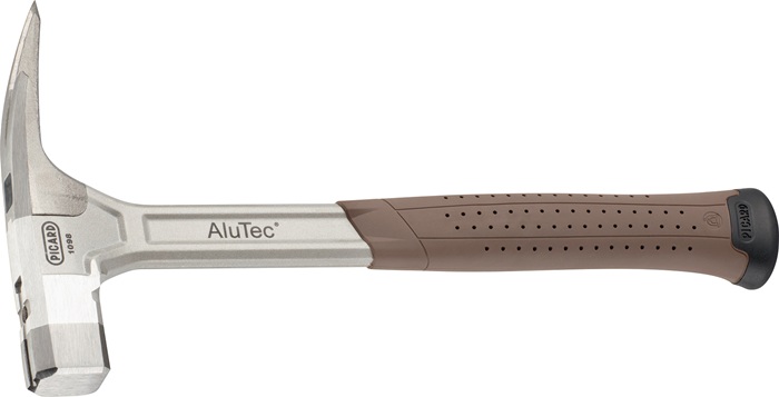 PICARD 0109801 Latthammer AluTec® ähnlich DIN 7239 Kopfgewicht 450 g 730 g mit Magnet glatt 730 g hybride Konstruktion · robust und ergonomisch · ermöglicht den vollen Krafteinsatz für die Schlagenergie · hybrides Kopfdesign aus Aluminium und geschmiedete
