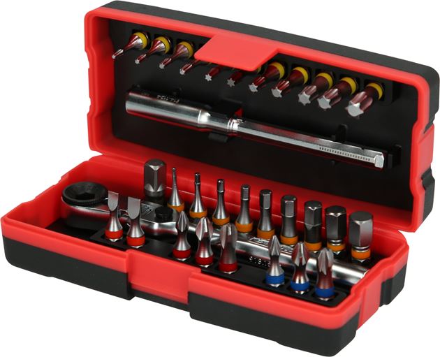 KS Tools 918.3015 1/4'' CLASSIC Bit-Satz, 31-tlg.