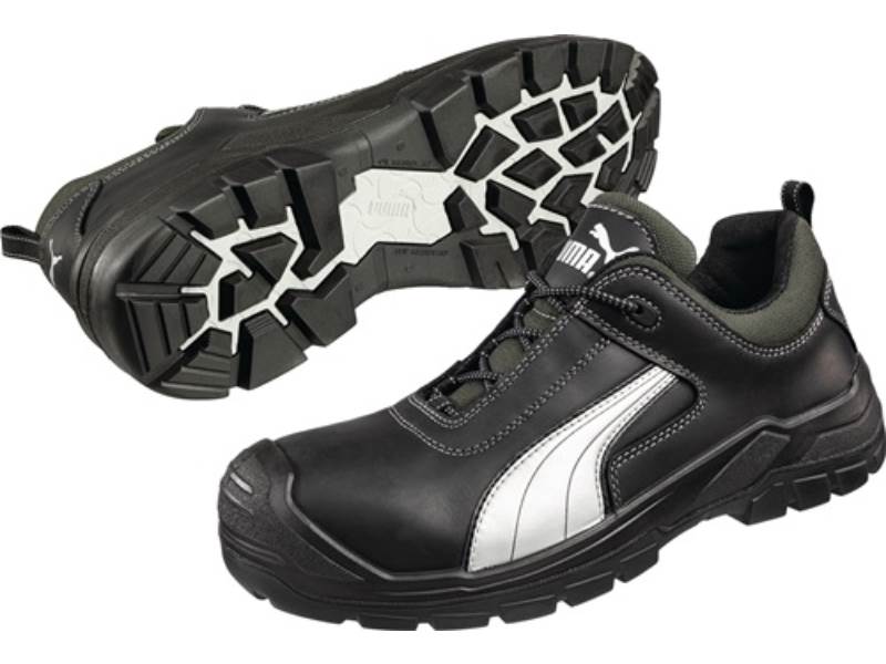 PUMA 640720202000048 Sicherheitsschuh Cascades Low Größe 48 W. 11 schwarz/weiß S