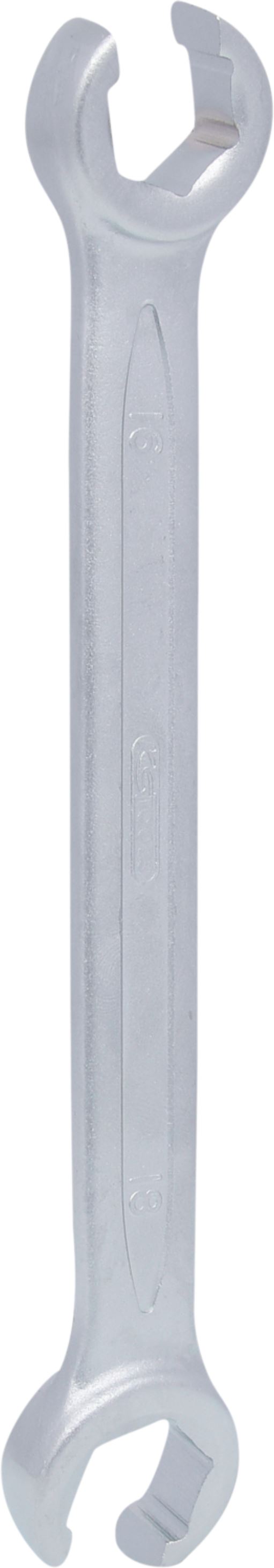 KS Tools 517.0263 CLASSIC Offener Doppel-Ringschlüssel, abgewinkelt, 16x18mm