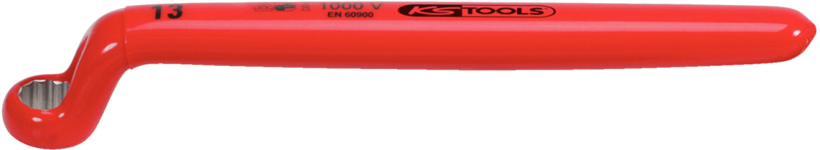 KS Tools 117.1332 Ringschlüssel mit Schutzisolierung, gekröpft , 32mm