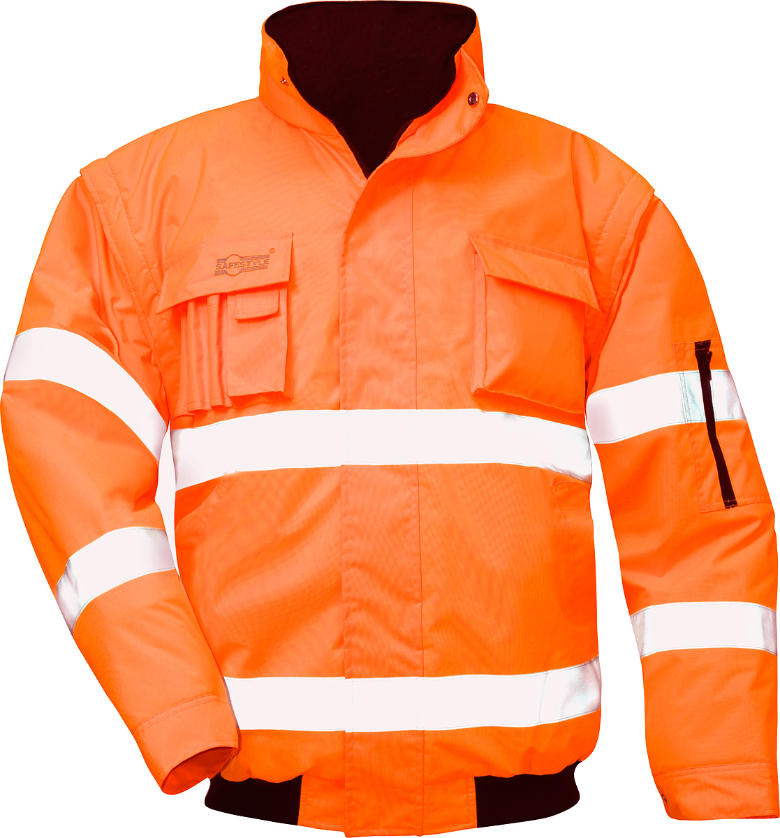 Gr .M (50/52) *TOM* WARNSCHUTZPILOTJACKE ORANGE orange *TOM* high vis pilot jack