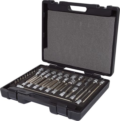 KS Tools 911.4500 1/4''+1/2'' KFZ-Bit-Stecknuss-Satz, 38-tlg.