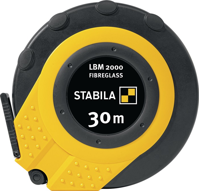 STABILA 19655 Kapselbandmaß LBM 2000 FIBREGLASS Länge 30 m Bandbreite 13 mm cm E