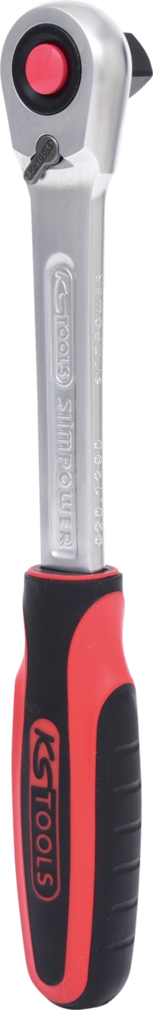 KS Tools 920.1290 1/2'' SlimPOWER Umschaltknarre,72 Zahn
