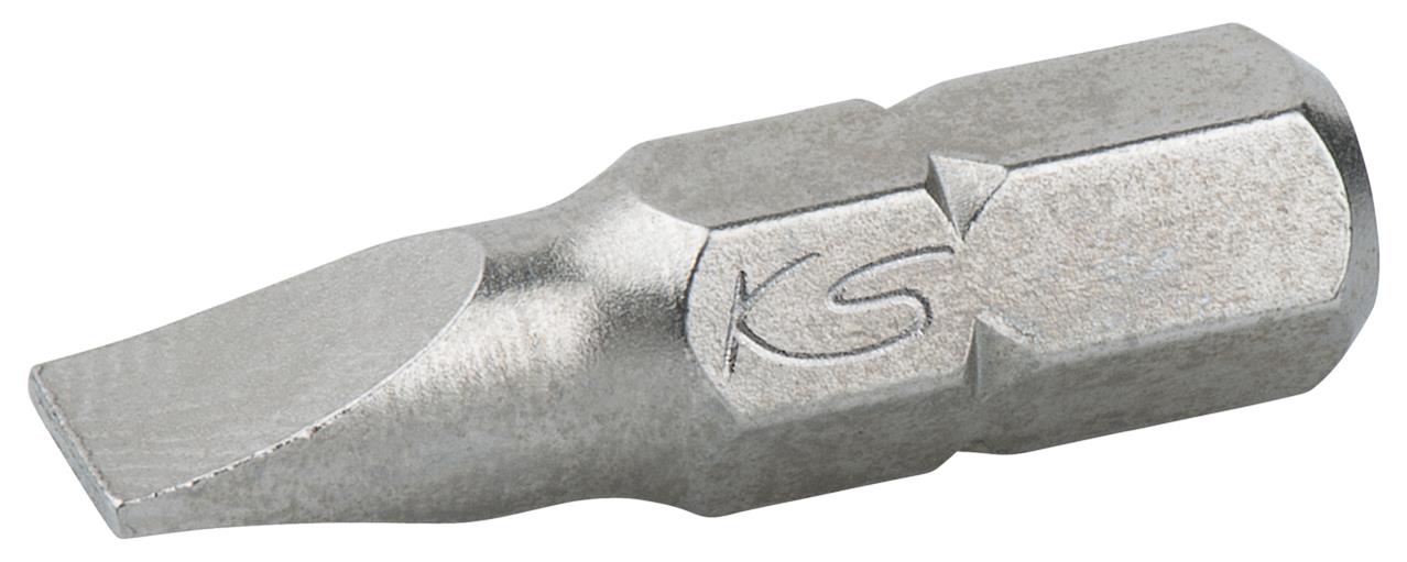 KS Tools 911.2246 1/4'' CLASSIC Bit Schlitz, 25mm, 6mm