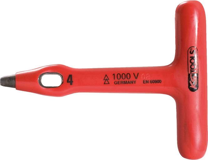 KS Tools 117.1649 Locheisen mit Schutzisolierung, 100mm