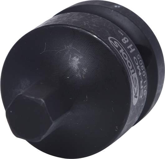 KS Tools 911.0905 1/2'' Kraft-Bit-Stecknuss Innensechskant, kurz, 8 mm