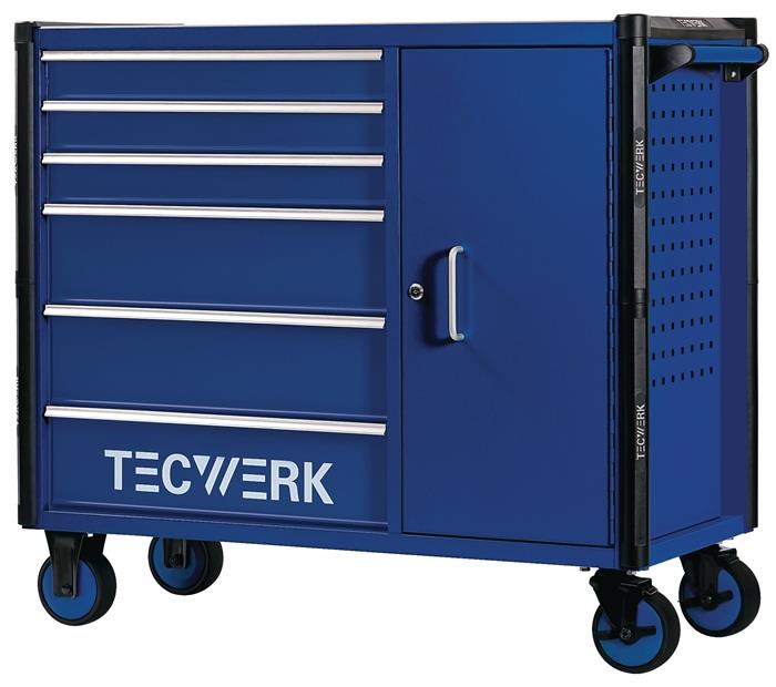 TECWERK 2000871502 Rollwerkbank TREND 2.0 Außen-B1105xT470xH950mm Schubl.6 30kg