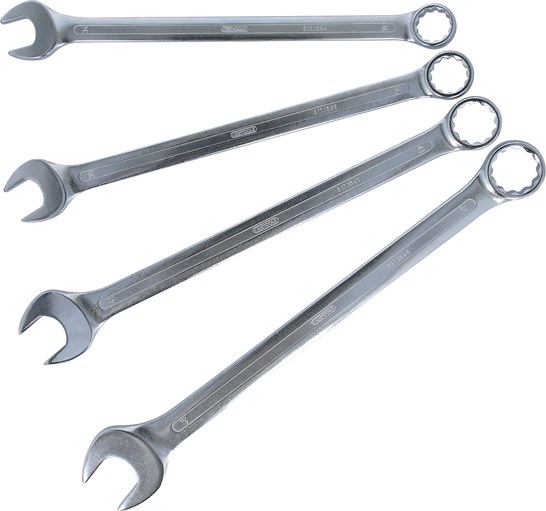 KS-Tools 517.1595 Ringmaulschlüssel-Satz, extra lang, 4-tlg 34-46mm