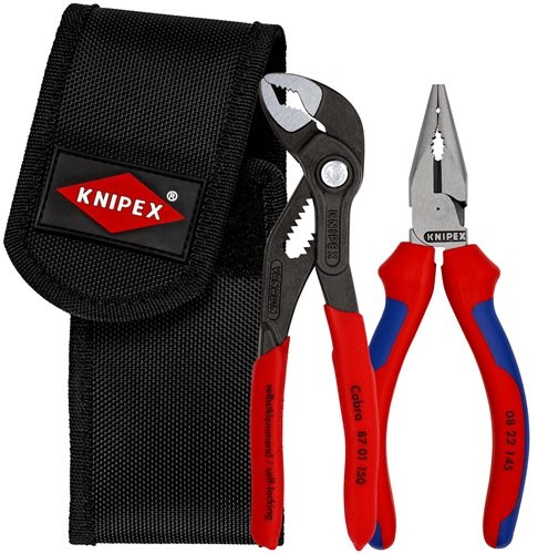 KNIPEX 00 20 72 V06 Zangen-Satz Minis Inhalt 2-teilig  Gürteltasche