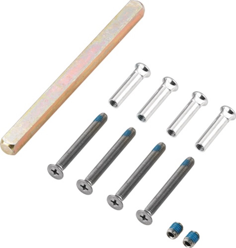 FSB 0 05 0565 00801 0000 Befestigungs-Set ASL® G/G (Rosette) 39-58 mm M5 x 45 Vi
