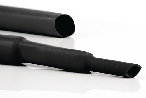 Schrumpfschlauch H-5(3X)-F f.ID 6,00mm Schrumpfrate 6,0/2,0 L.1,22m schwarz doppelwandiger Wärmeschrumpfschlauch mit Kleberbeschichtung mit einer Schrumpfrate von 3:1 · exzellente Abdichtungs- und Isolationseigenschaften · UV-beständig · Als Stange in 1,2