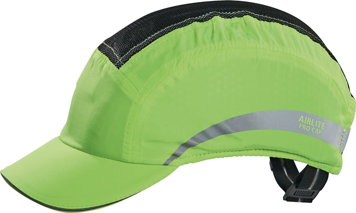 PRO FIT 9550 Anstoßkappe X! 9500 54-64 cm neongelb Schirmlänge 5 cm EN 812:2012