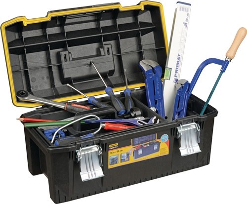 S4000820304 Werkzeugsortiment  72-teilig im Kunststoffkoffer für Heizung/Sanitä