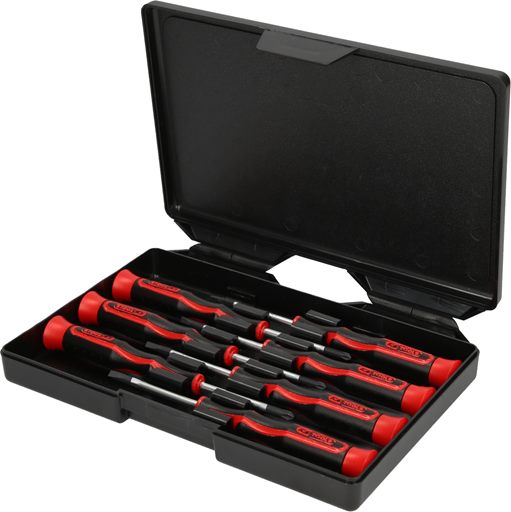 KS Tools 500.7165 Feinmechanik-Schraubendreher-Satz PH und Schlitz, 7-tlg.