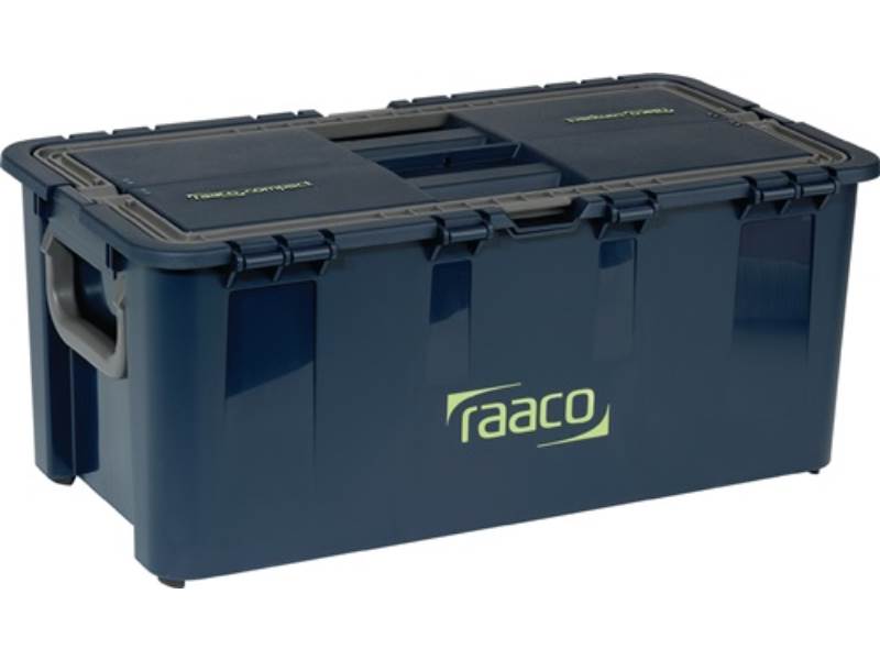 RAACO 136594 Werkzeugkoffer Compact 37 B540xT300xH230mm 7 Einsteckfächer Polypro