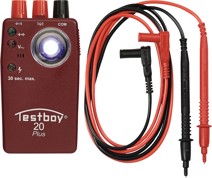 TESTBOY TB 20 PLUS Durchgangs-/Leitungsprüfer TB 20 Plus bis 300 V  CAT II 300 V