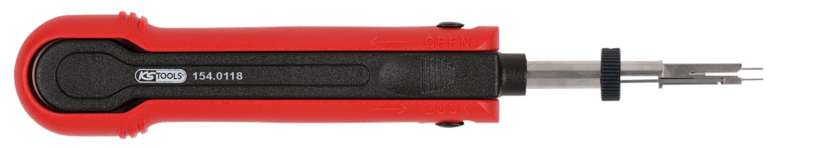 KS Tools 154.0118 Entriegelungswerkzeug für Flachstecker 2,8 mm (KOSTAL SLK)