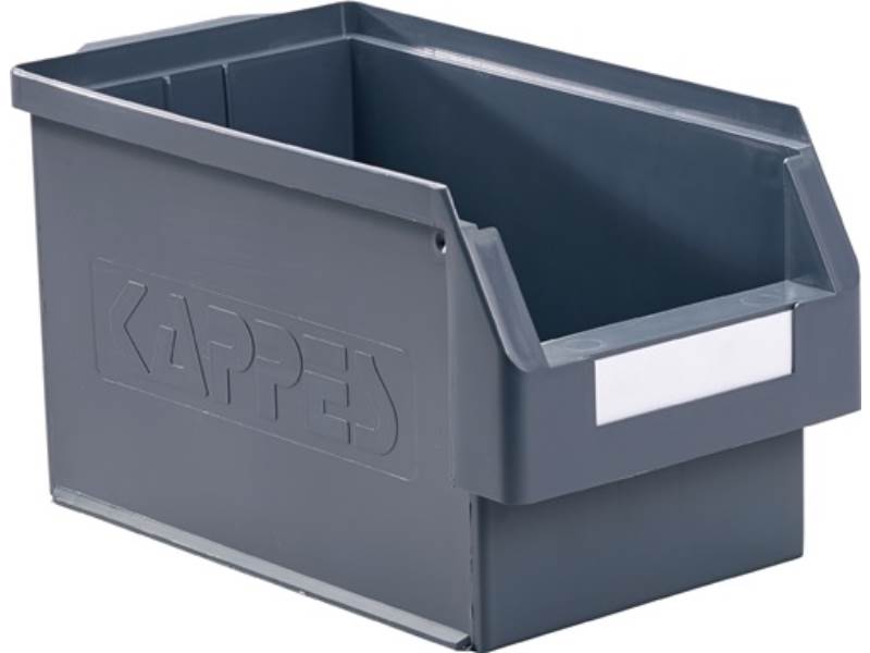 RASTERPLAN 6002.00.0254 Sichtlagerkasten  L350xB200xH200mm PE grau
