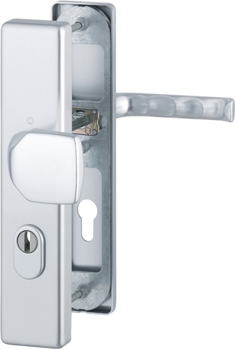 HOPPE 3673446 Schutzgarnitur London 61G/2222ZA/2210/113 Aluminium F1 72 mm 37-47