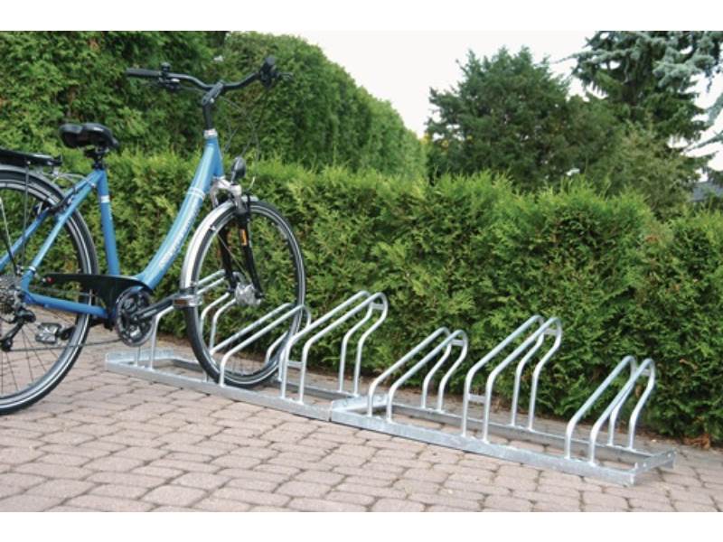 WSM 105700015 Fahrradbügelparker  1-seitig 90 Grad verzinkt Anzahl Radstände 6 z