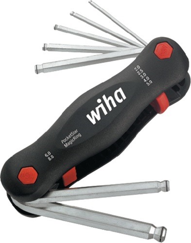 WIHA 23031 Schraubendreher-Satz 369R P7 7-teilig Handklapphalter SW 2 - 8 mm Kug